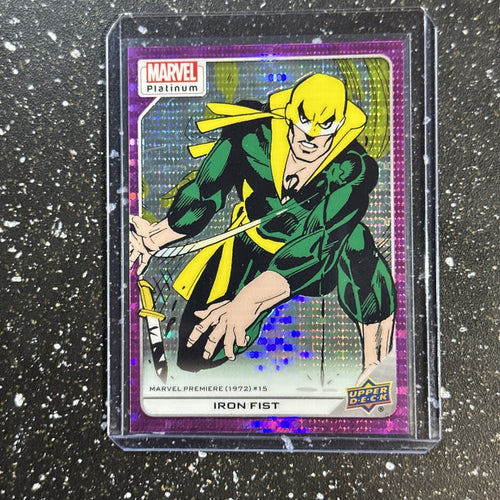 2023 Upper Deck Marvel Platinum High Series Pink Pulsar /33 Iron Fist