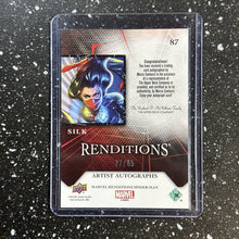 Load image into Gallery viewer, 2024 Upper Deck Marvel Renditions Spider-man Silk Auto /65
