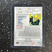 Load image into Gallery viewer, 2023 Upper Deck Marvel Platinum High Series Pink Pulsar /33 Iron Fist
