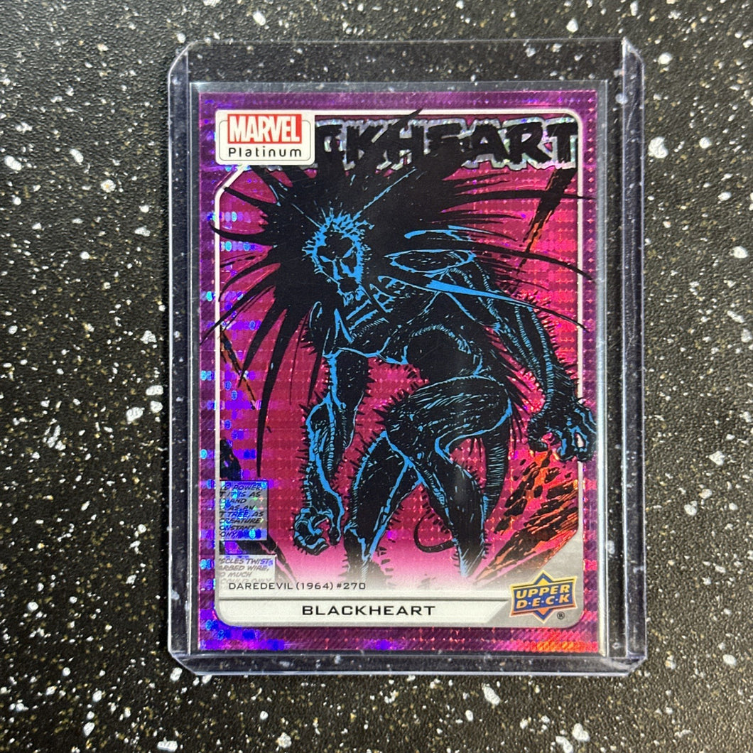 2023 Marvel Platinum PINK PULSAR Blackheart #144 /33 High Series
