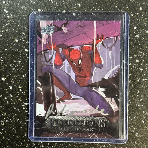 2024 Marvel Renditions SPIDER-MAN LORENZA PIGLIAMOSCHE Artist Auto /65 #38