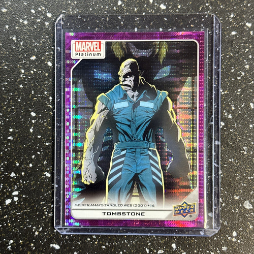 2023 Marvel Platinum PINK PULSAR Tombstone #191 /33 High Series