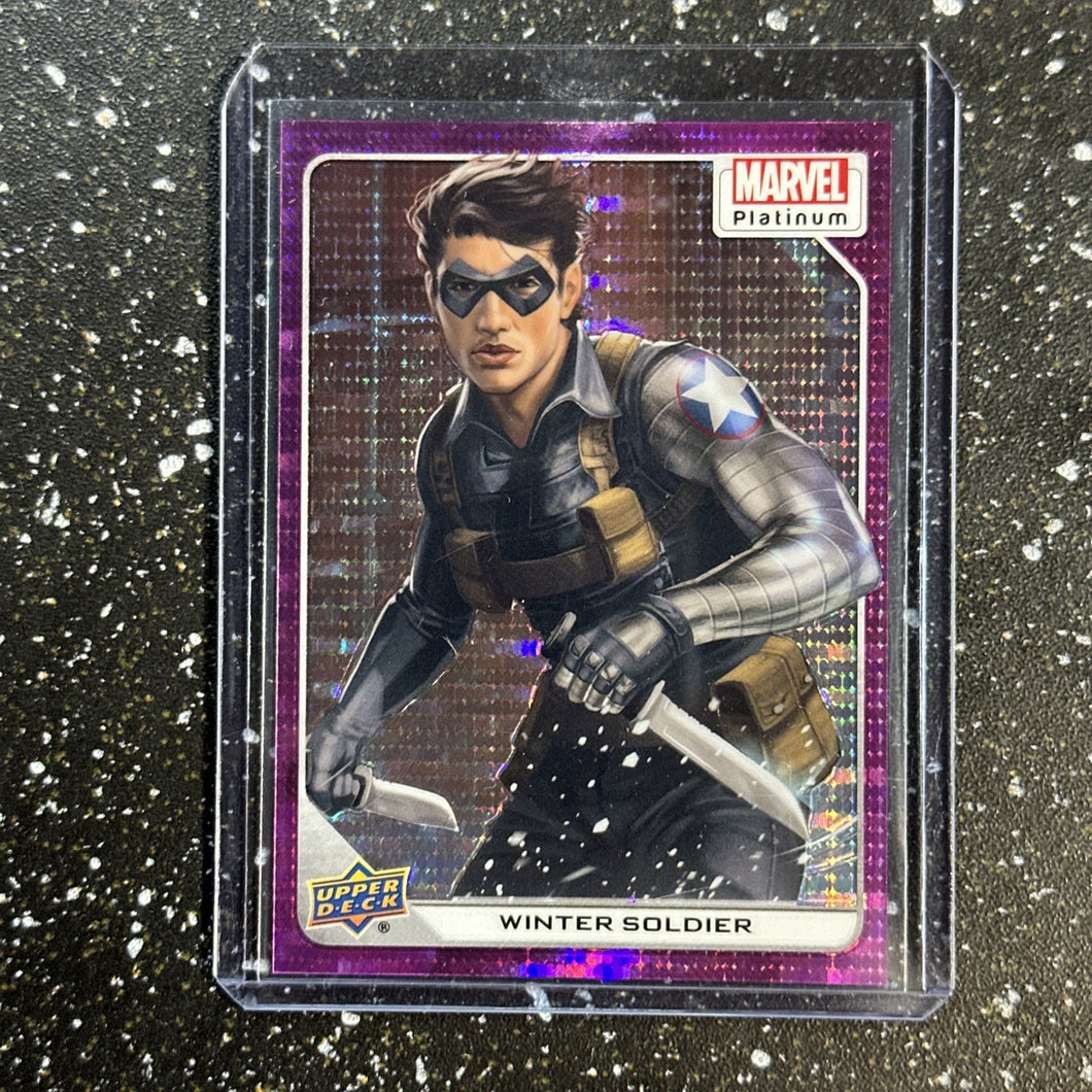 2023 Upper Deck Marvel Platinum Pink Pulsar /33 Winter Soldier #68