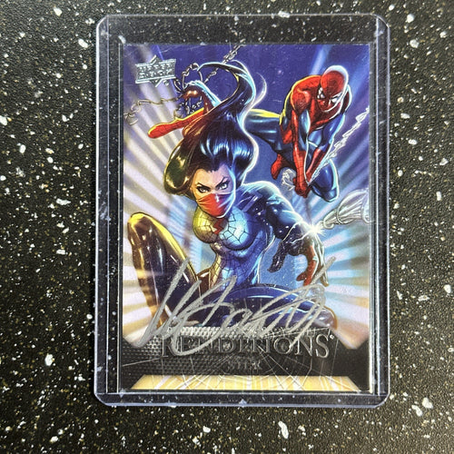 2024 Upper Deck Marvel Renditions Spider-man Silk Auto /65
