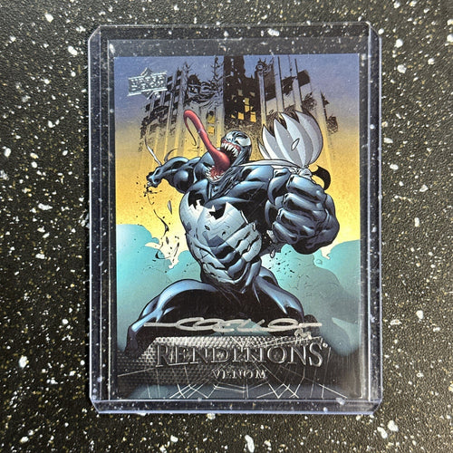 2024 UD Marvel Renditions Spider-Man Venom Auto by Iban Coello /65 #24