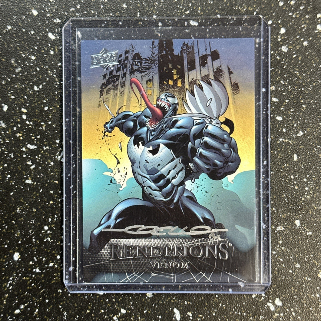 2024 UD Marvel Renditions Spider-Man Venom Auto by Iban Coello /65 #24
