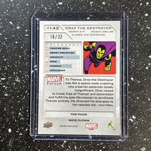 Load image into Gallery viewer, 2023 Marvel Platinum High Series Pink Pulsar /33 Drax The Destroyer #142

