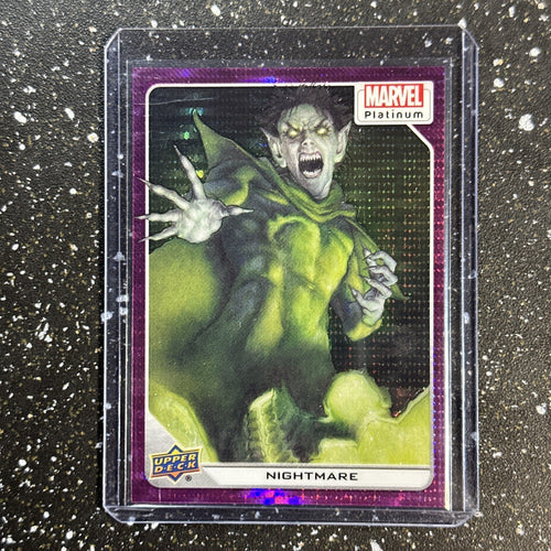 2022 Upper Deck Marvel Platinum Pink Pulsar NIGHTMARE #d /33