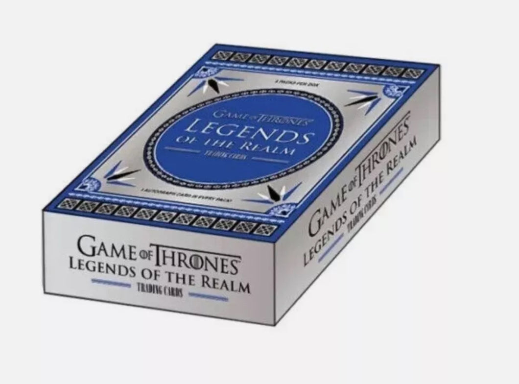 Rittenhouse Game of Thrones Legends of the Realm Sealed HOBBY BOX