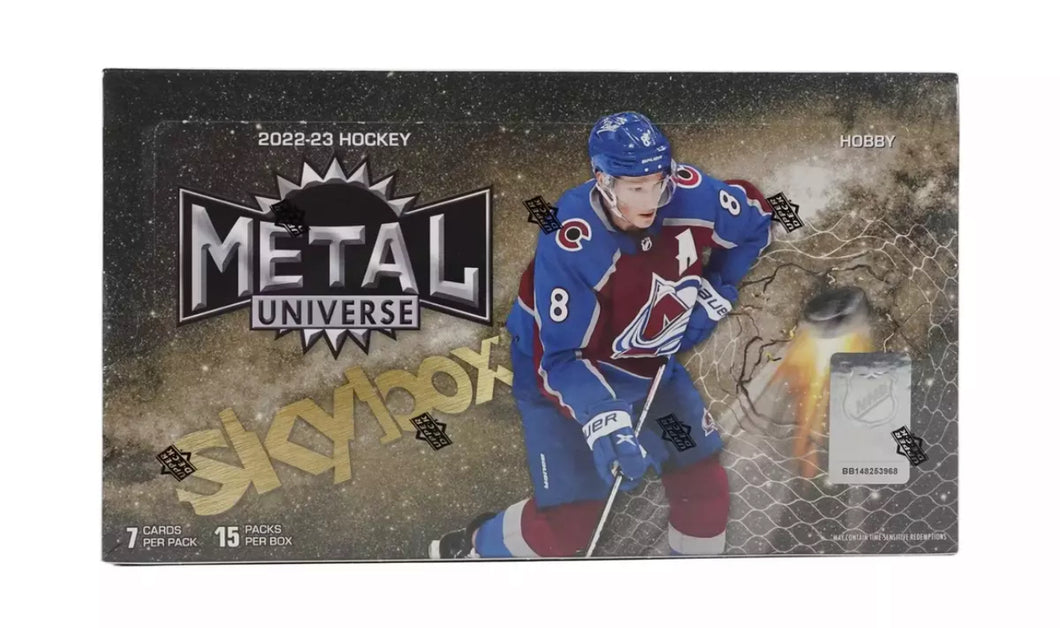 2022-23 Upper Deck Skybox Metal Universe NHL Hockey Hobby Box