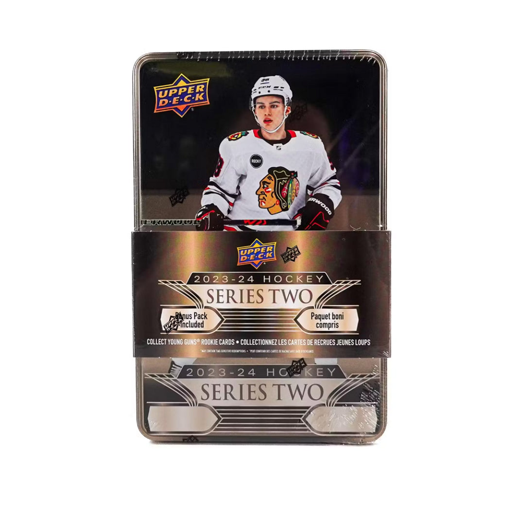 2023-24 Upper Deck Series 2 Hockey Tin