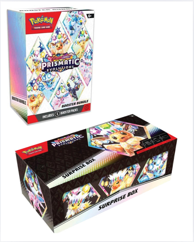 Pokémon Prismatic Booster Bundle+Surprise Box