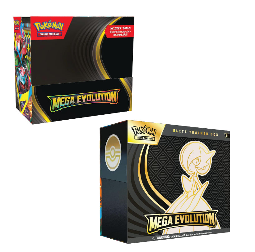 Mega Evolutions Booster Box + ETB (Pre Order 9/26)