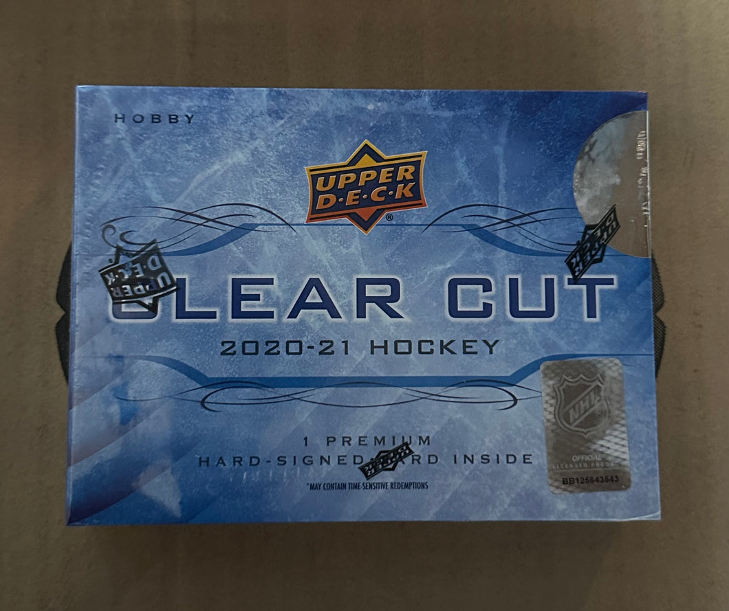 2020-21 UPPER DECK CLEAR CUT HOCKEY HOBBY BOX