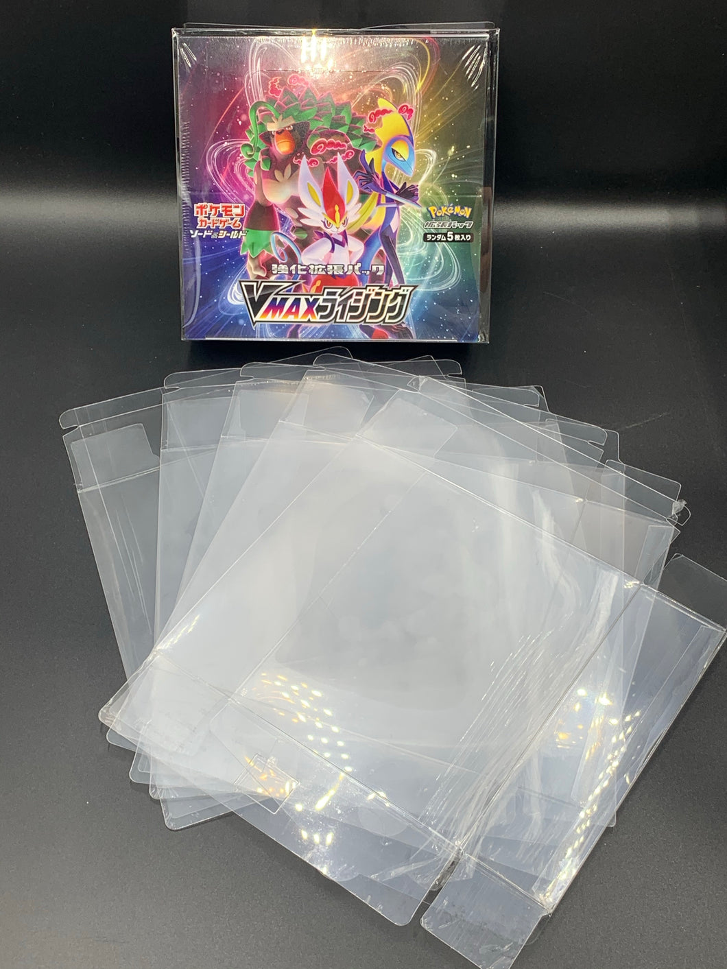 Pokémon Booster Box Protector For Japanese Sword and Shield x5